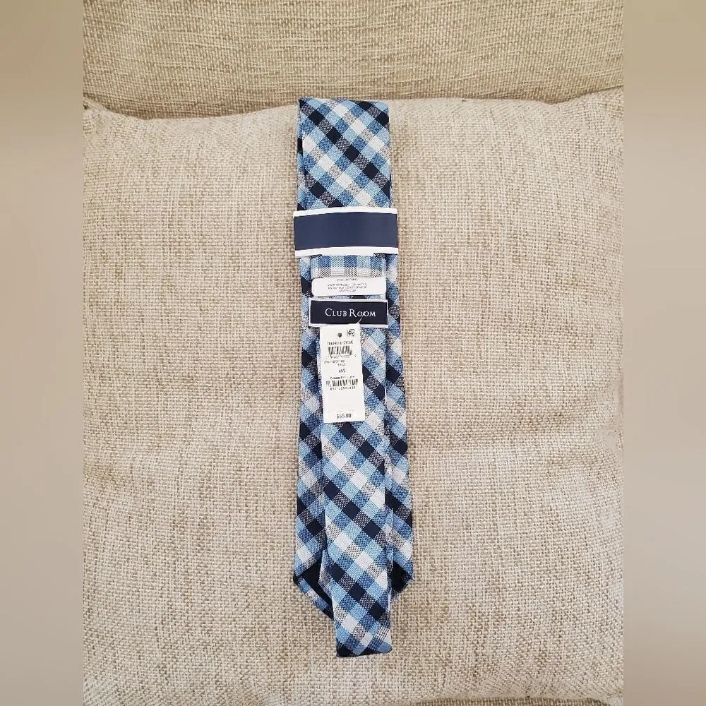 Club Room Classic Fairfield Check Tie